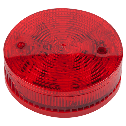 Sirena de interior conventionala rosie, cu flash, certificata EN54-3 - TELETEK