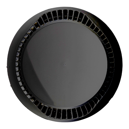 Detector adresabil prag fix de temperatura cu izolator inclus, negru - TELETEK