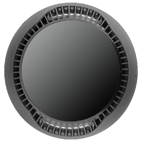 Detector adresabil de fum, montare la interior, cu izolator inclus, negru - TELETEK