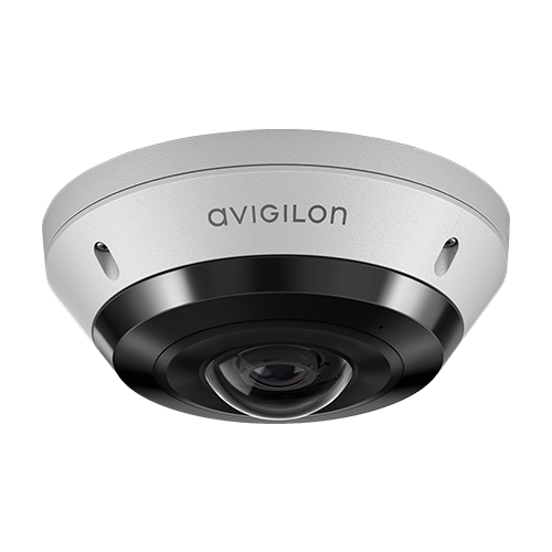 Camera IP H6A Fisheye, 8MP, lentila 1.4 mm, wide 360°, IR 17m, Analiza video, IP67 - Avigilon