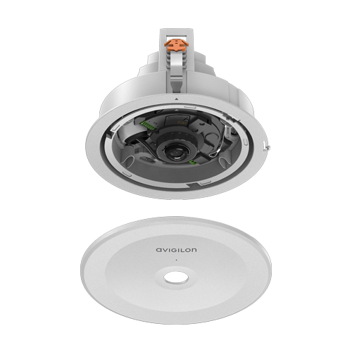 Camera IP H6A Fisheye de interior, 12MP, lentila 1.74 mm, wide 360°, Analiza video - Avigilon