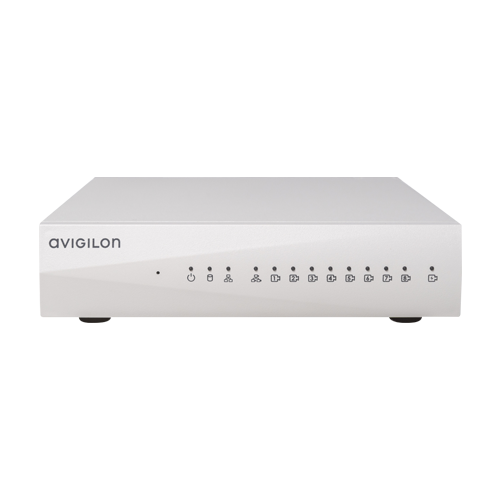 NVR Web Base, 8 canale PoE, HDD 8TB inclus, Analiza video - Avigilon