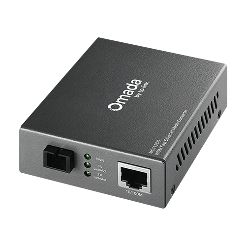 Media Convertor WDM 10/100 Mbps RJ45 - 100 Mbps Single-mode SC Bi-directional - TP-Link Omada