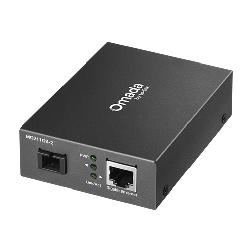 Media Convertor WDM 10/100/1000 Mbps RJ45 - 1000 Mbps Single-mode SC Bi-directional - TP-Link Omada