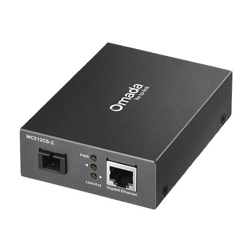 Media Convertor WDM 10/100/1000 Mbps RJ45 - 1000 Mbps Single-mode SC Bi-directional - TP-Link Omada