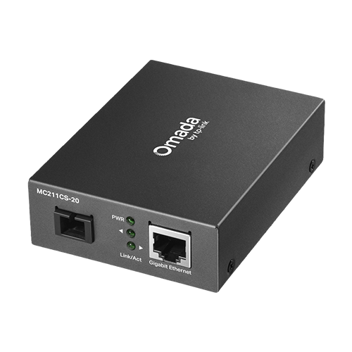 Media Convertor WDM Gigabit RJ45 - Single-mode SC Bi-directional, 20 km - TP-Link Omada