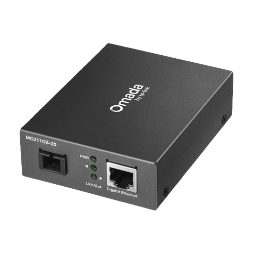 Media Convertor WDM Gigabit RJ45 - Single-mode SC Bi-directional, 20 km - TP-Link Omada