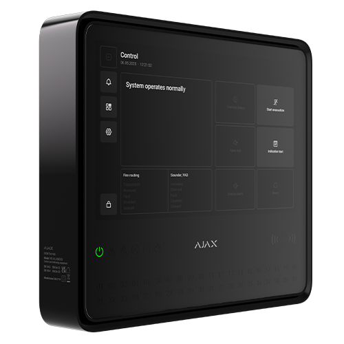 Centrala detectie incendiu wireless Fire Hub, negru - AJAX