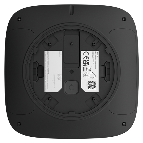 Detector de fum wireless FireProtect, negru - AJAX