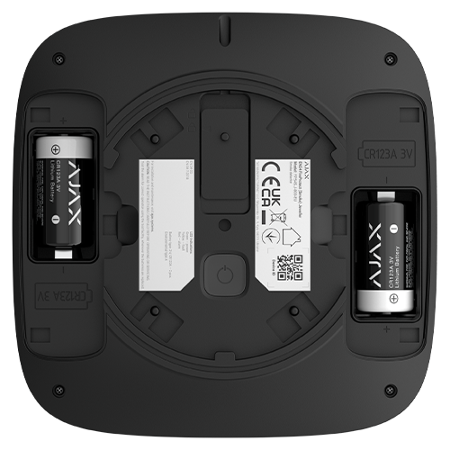 Detector de fum wireless FireProtect, negru - AJAX