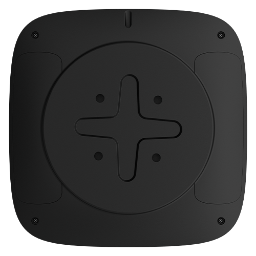 Detector de fum wireless cu sirena FireProtect, negru - AJAX