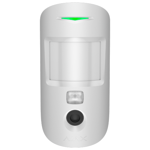 Detector de miscare PIR cu camera, MotionCam Indoor (PhOD) anti-masking, wireless, alb- AJAX