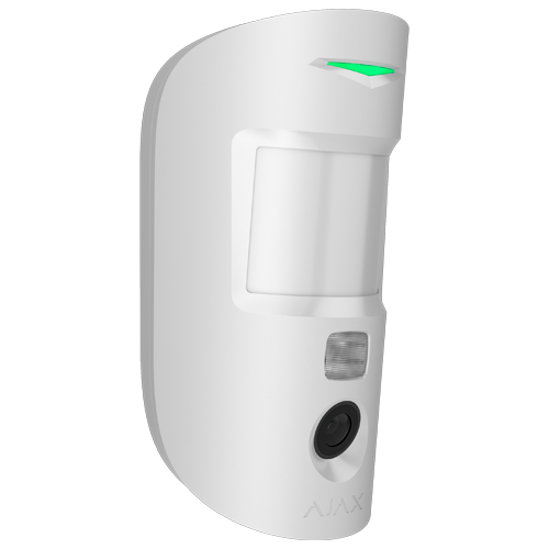 Detector de miscare PIR cu camera, MotionCam Indoor (PhOD) anti-masking, wireless, alb- AJAX