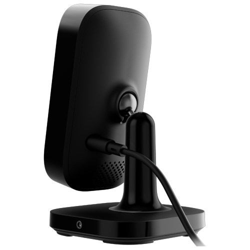 Camera Indoorcam IP, interior, 4MP, lentila fixa, PIR, IR 8m, negru– AJAX