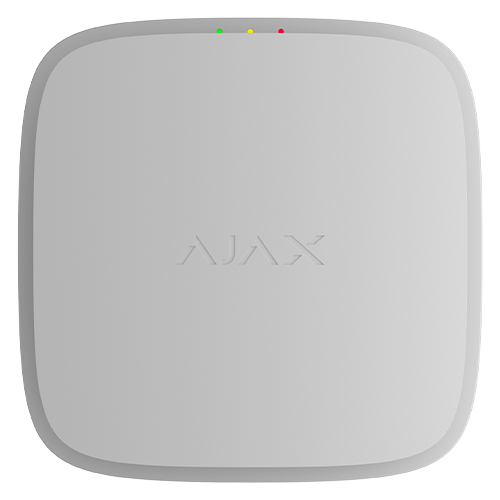 Detector de fum wireless cu sirena FireProtect, alb - AJAX