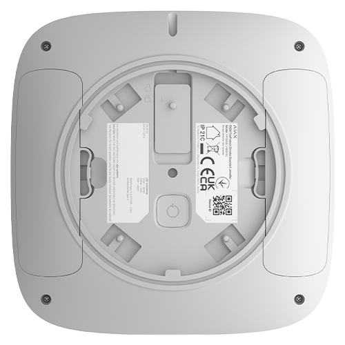 Detector de fum wireless cu sirena FireProtect, alb - AJAX