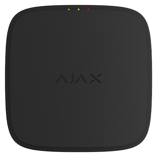 Detector de temperatura wireless cu sirena FireProtect, negru - AJAX