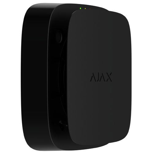 Detector de temperatura wireless cu sirena FireProtect, negru - AJAX