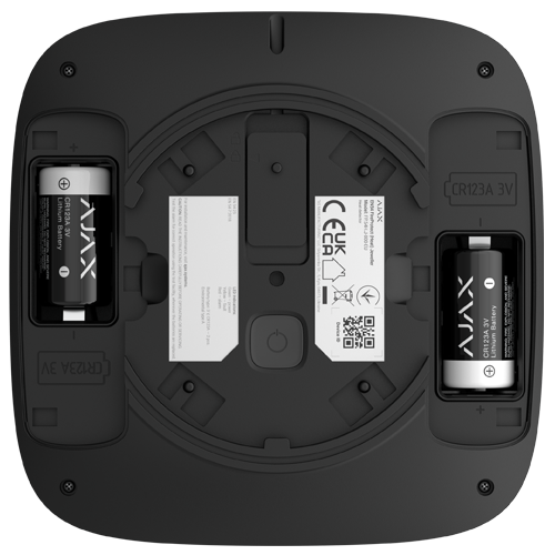 Detector de temperatura wireless cu sirena FireProtect, negru - AJAX