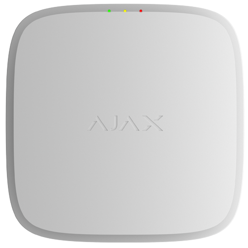 Detector de temperatura wireless cu sirena FireProtect, alb - AJAX