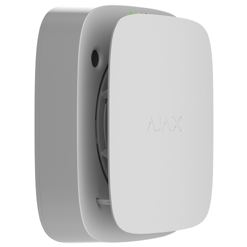 Detector de temperatura wireless cu sirena FireProtect, alb - AJAX