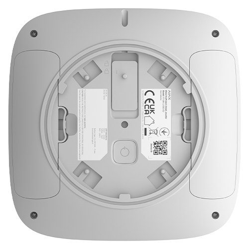 Detector de temperatura wireless cu sirena FireProtect, alb - AJAX