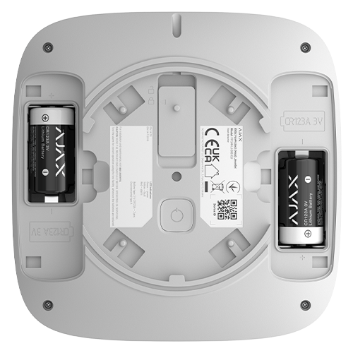 Detector de temperatura wireless cu sirena FireProtect, alb - AJAX