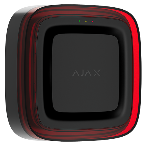 Sirena cu flash FireProtect VAD, negru - AJAX