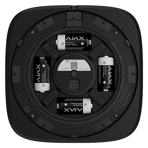 Sirena cu flash FireProtect VAD, negru - AJAX