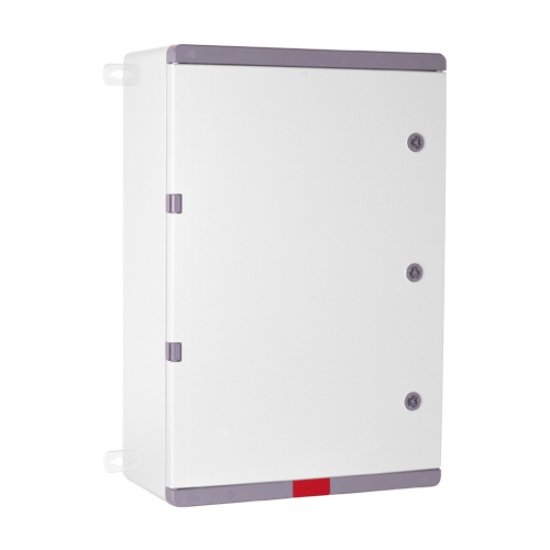 Cutie distributie IP67 din ABS gri, usa mata, placa metalica, 400x500x240 mm