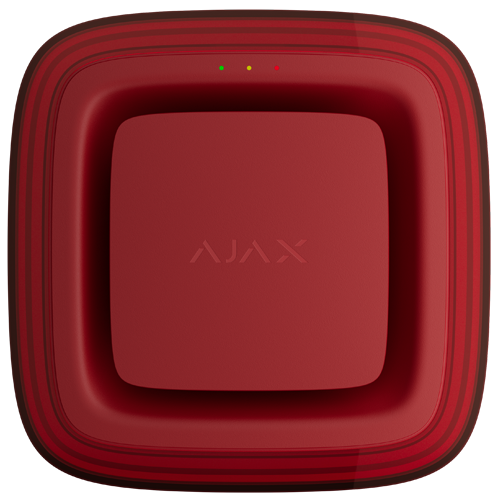 Sirena cu flash FireProtect VAD, rosu - AJAX