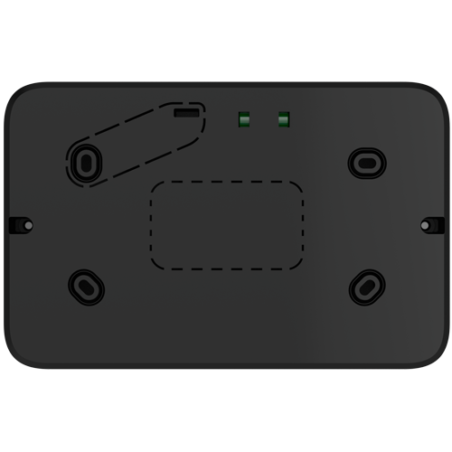 Modul EN54 I/O 2 intrari / 2 iesiri, negru - AJAX
