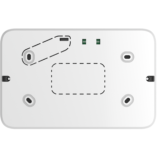 Modul EN54 I/O 2 intrari / 2 iesiri, alb - AJAX