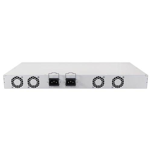Switch 8 x RJ45 Gigabit PoE af/at, 10 x RJ45 Gigabit, 2 x SFP+ 10G, NAND, 1U - MikroTik