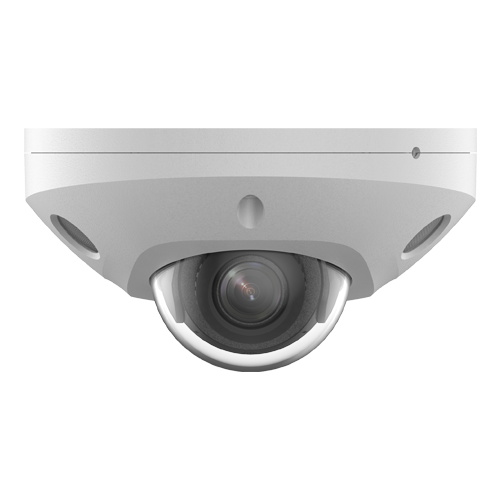 Camera IP AcuSense, 4MP, lentila 2.8mm, IR 30m, WL 30m, 2xMic., Alarma, IK08 - HIKVISION