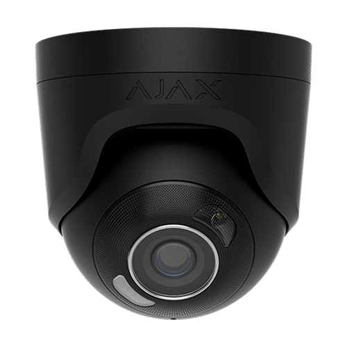 Camera turret IP 5.0MP, lentila 2.8 mm, IR 50m, WL 50m, PoE, negru - AJAX