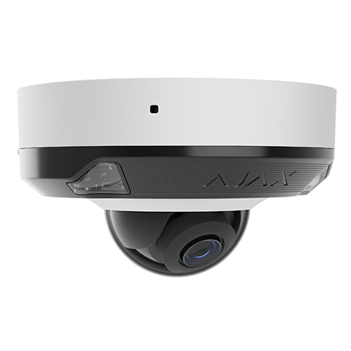Camera mini dome IP 5.0MP, lentila 2.8 mm, IR 15m, WL 15m, PoE, alb - AJAX