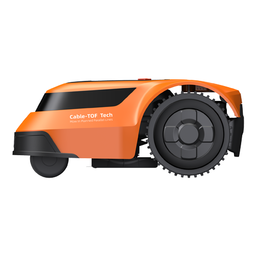  Robot de tuns iarba, 3 lame de taiere, capacitate de acoperire 600m2, cu fir perimetral - EZVIZ