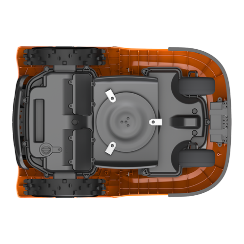 Robot de tuns iarba, 3 lame de taiere, capacitate de acoperire 600m2, cu fir perimetral - EZVIZ	