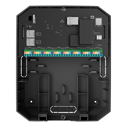 Centrala alarma Hub Hybrid, 4G, negru, Ethernet - AJAX