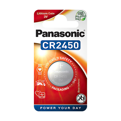 Baterie Lithium 3V, CR2450 - Panasonic