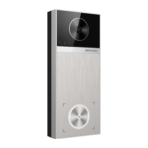 Panou exterior videointerfon TCP/IP 4MP, IR 3m, Wi-Fi6, Bluetooth, M1, IP65 - HIKVISION