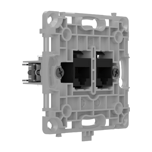 Modul ethernet(LAN) perete, negru, AJAX