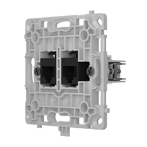 Modul ethernet(LAN) perete, negru, AJAX
