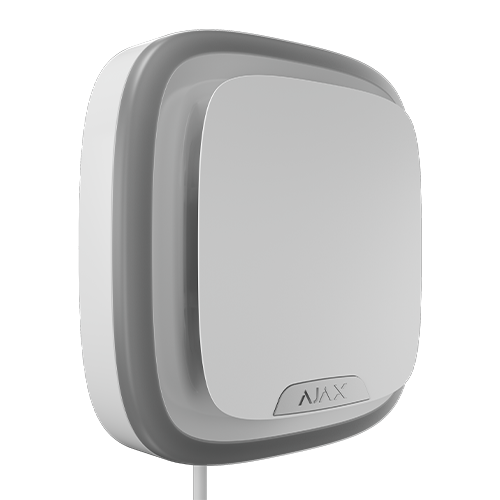 Sirena de exterior Superior Fibra Plus, cablata, alb- AJAX