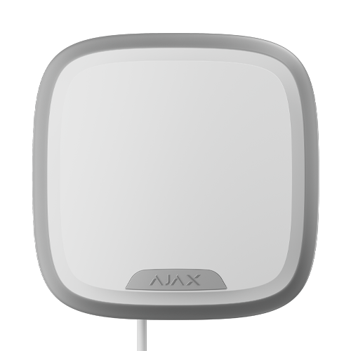 Sirena de exterior Superior Fibra Plus, cablata, alb- AJAX