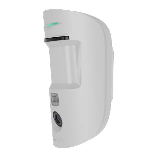 Detector de miscare PIR cu camera, Superior MotionCam AM (PhOD) anti-masking, wireless, alb - AJAX