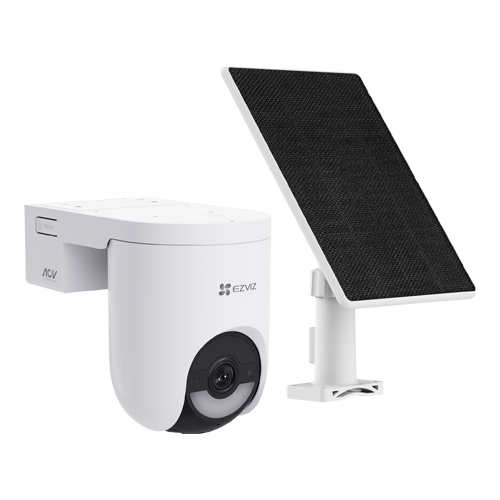  Camera IP Wi-Fi6 & 4G PT + Panou solar 5W, 2K+, baterie 5.200 mAh, Audio, IR 15m, Alarma - Ezviz