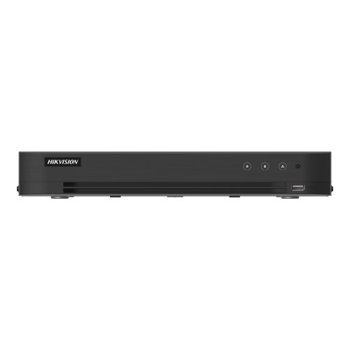 DVR AcuSense 8 ch., 5MP + 8 ch. IP 4K, Audio bidirectional, Alarma, 1U - HIKVISION	