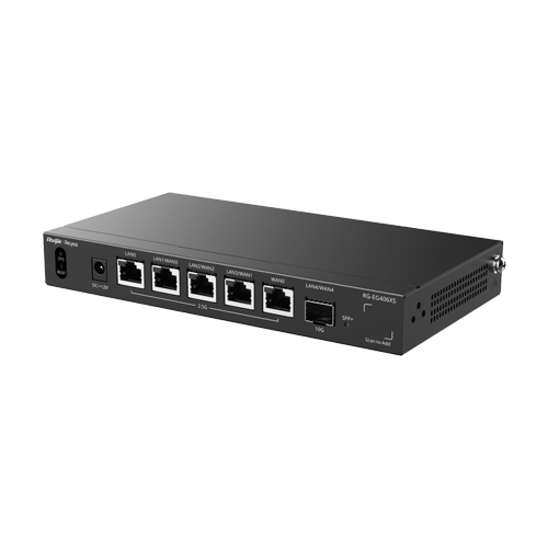 Router 5 x RJ45 2.5G, 1 x SFP+ 10G, Multi-WAN, Cloud Management - Ruijie Reyee